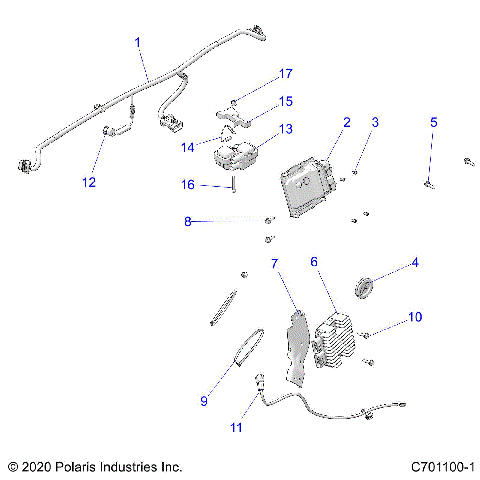 ELECTRICAL, ECM, REGULATOR - Z20A5K87BG (C701100-1)
