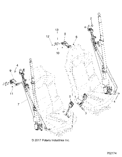 BODY, SEAT BELT MOUNTING - R19RGE99F2/FF/SC2/SFF/PCF/PFF (702174)
