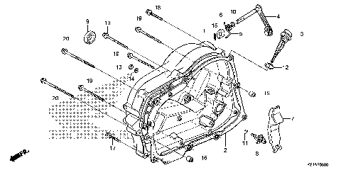 RIGHT CRANKCASE COVER