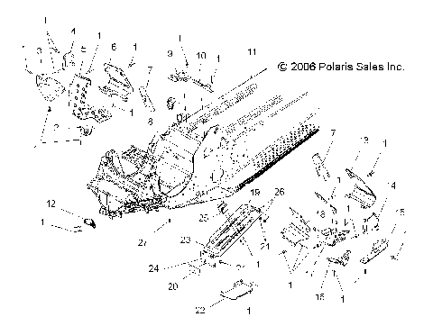 CHASSIS, FRONT - S07PS6FS/FSA (49SNOWCHASSISFRT600SWTCH)