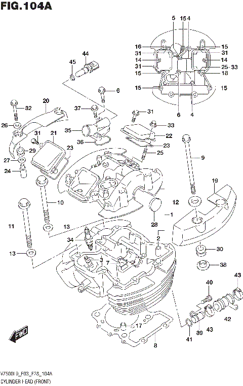 CYLINDER HEAD (FRONT)
