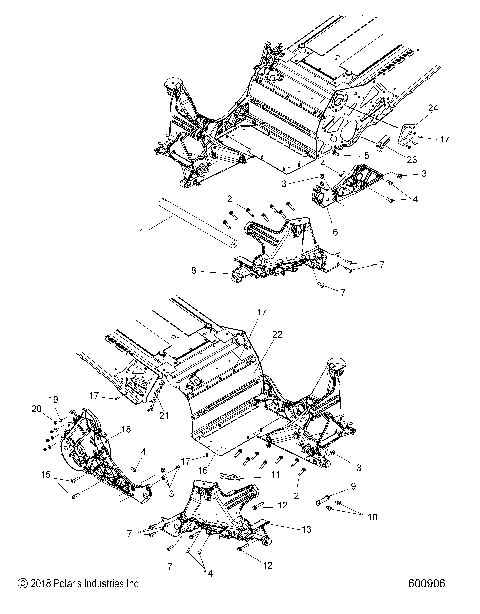 CHASSIS, BULKHEAD ASM. - S19EHM8PS ALL OPTIONS (600906)