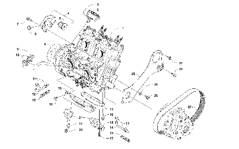 ENGINE AND RELATED PARTS [104431]
