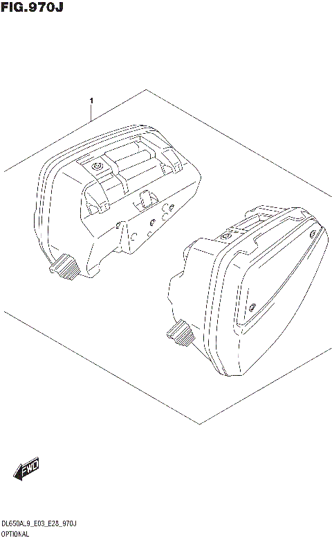 OPTIONAL (SIDE CASE SET)