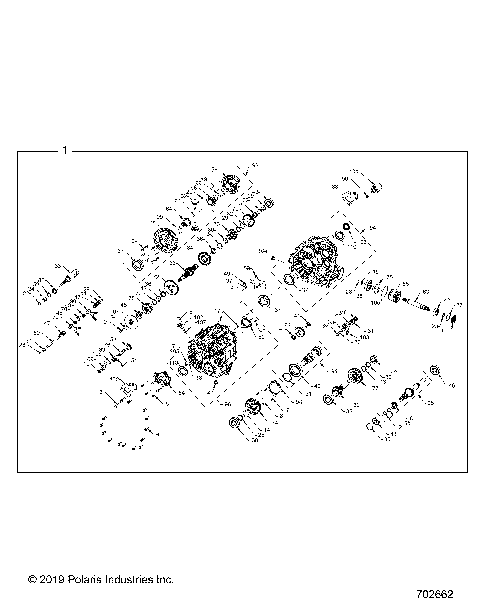 DRIVE TRAIN, MAIN GEARCASE INTERNALS - D19BBPD4B4/BAPD4B4 (702662)