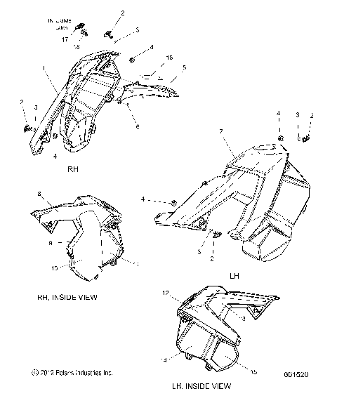 BODY, SIDE PANELS - S20ELS8RS/8RE ALL OPTIONS (601520)