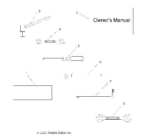 TOOLS, TOOL KIT - A10EA32FA (49ATVTOOL08BOSS)