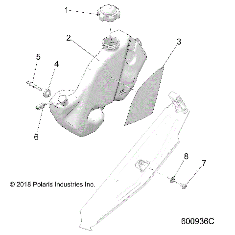 ENGINE, OIL BOTTLE ASM. - S20EGK8RS/EGM8RS/EGM8RE ALL OPTIONS (600936C)