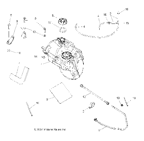 BODY, FUEL TANK ASM. - A08TN68AX/AZ (49ATVFUEL08SPX27)
