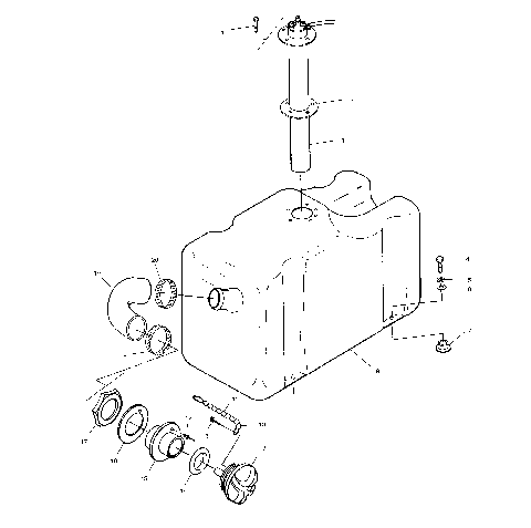 FUEL TANK - I994573 (4951395139a009)