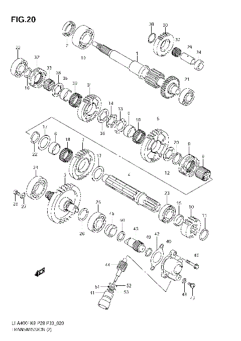 TRANSMISSION (2)(MODEL K8/K9)