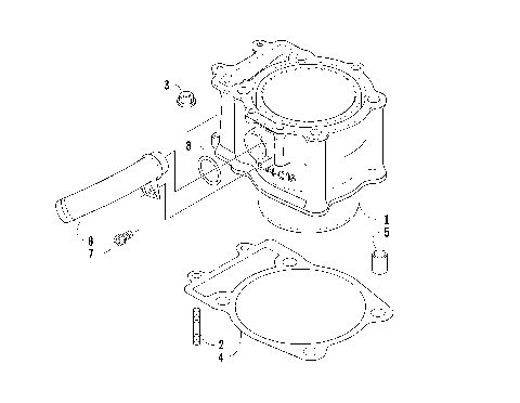 CYLINDER AND PISTON ASSEMBLY [89074]