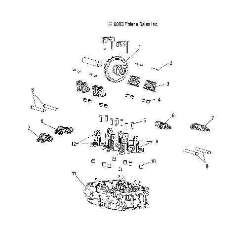 VALVE TRAIN - W045305CA/IA/CB/IB/IE/CC/IC/CD/ID/IF (4990579057C04)
