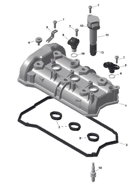 01- ROTAX - Valve Cover