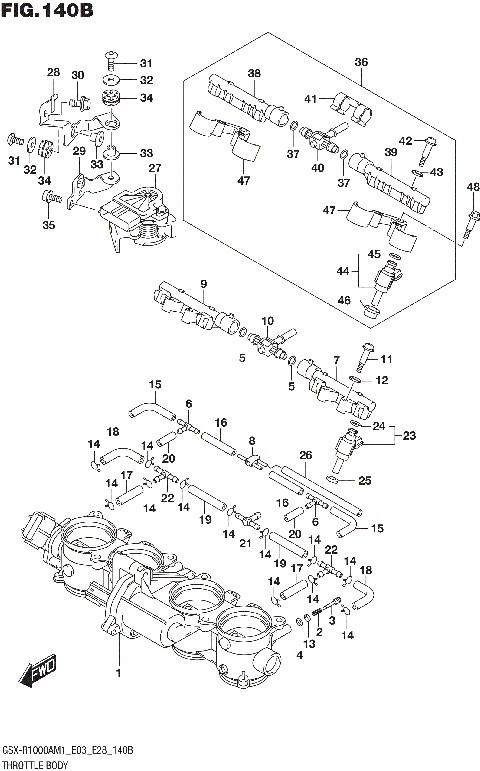 THROTTLE BODY (E33)