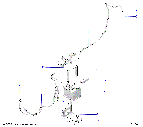 ELECTRICAL, BATTERY - R25RRS99CK/EK/C9/E9 (C731140)