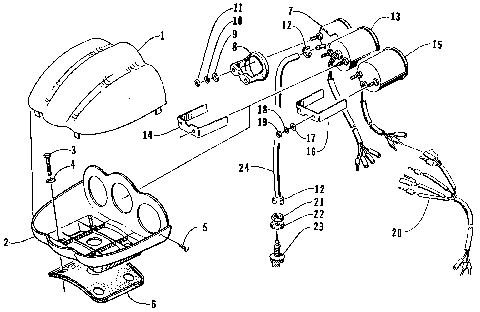 INSTRUMENT CONSOLE ASSEMBLY [72630]