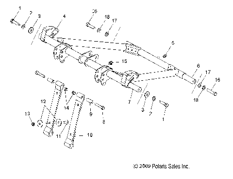 SUSPENSION, TORQUE ARM, FRONT - S12PU7ESL/EEL (49SNOWFTA10WIDEIQ)