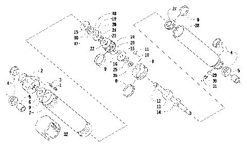 FRONT SUSPENSION SHOCK ABSORBER [89477]