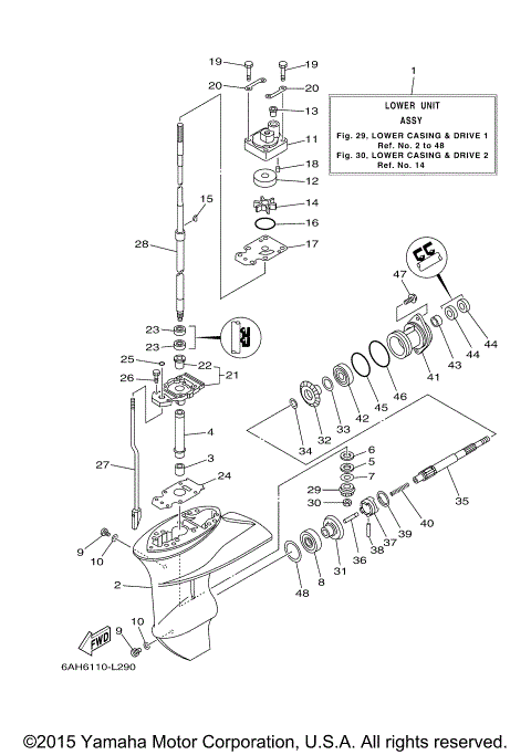 LOWER CASING DRIVE 1