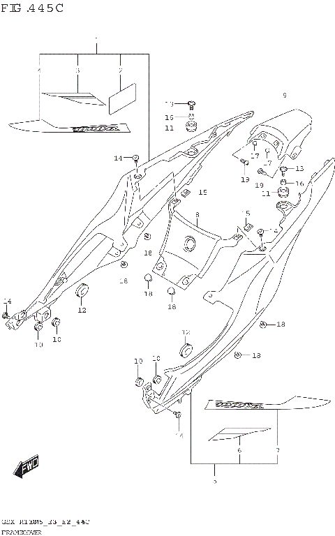 FRAME COVER (GSX-R1000RZA)