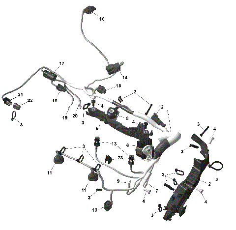 01- ROTAX - Engine Harness And Electronic Module