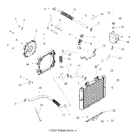 ENGINE, COOLING SYSTEM - A10MH76AJ/MN76AX/AZ (49ATVCOOL10SP800)
