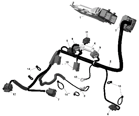 01- ROTAX - Engine Harness And Electronic Module