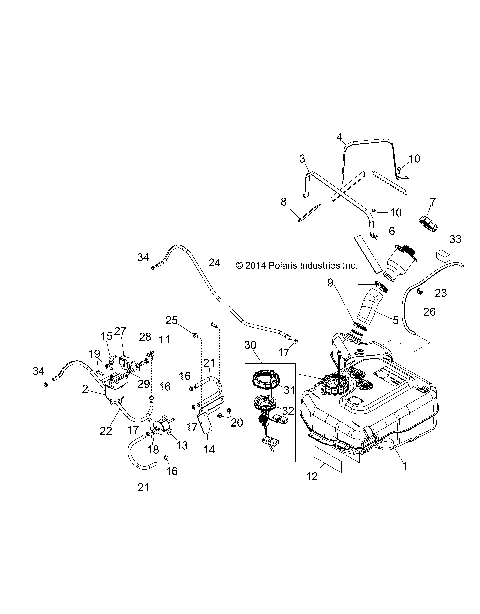 BODY, FUEL TANK ASM. - R16RTED1F1 (49RGRFUEL151KDSL)