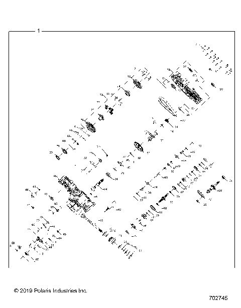 DRIVE TRAIN, MAIN GEARCASE - A20SDE57P5 [702745]