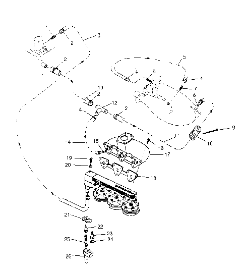 COOLING SYSTEM SLT 750 B954170 (4930563056B008)