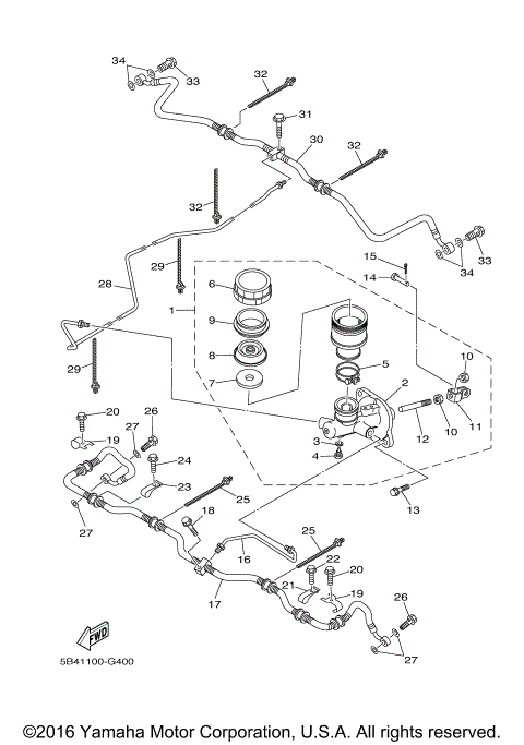 REAR MASTER CYLINDER