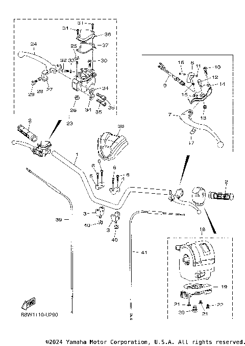 STEERING HANDLE CABLE