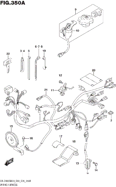 WIRING HARNESS (DR-Z400SML9 E03)