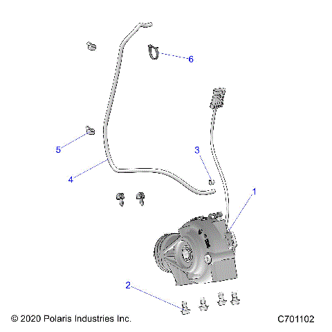 DRIVE TRAIN, FRONT GEARCASE MOUNTING - R21MAA57B1/B9/EBX (701102)