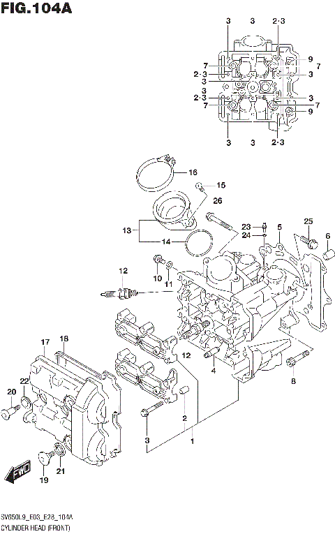 CYLINDER HEAD (FRONT)