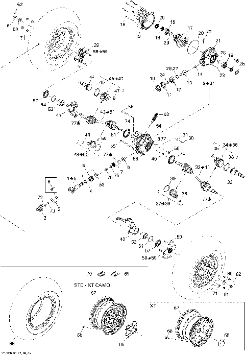 07- Drive System, Front STD