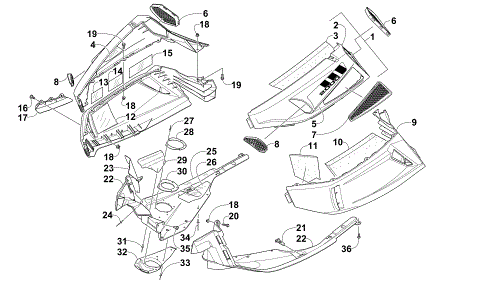 SKID PLATE AND SIDE PANEL ASSEMBLY