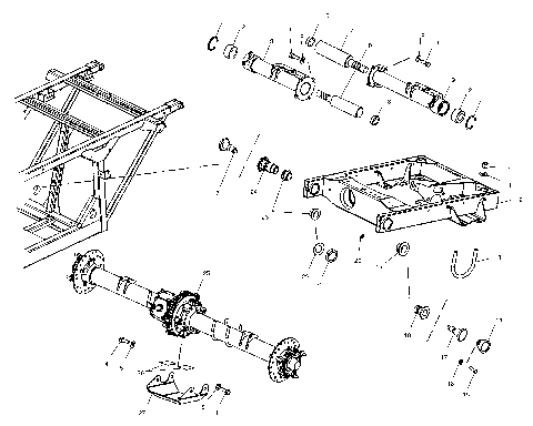 SWING ARM - C10RD50AA (4976437643C05)