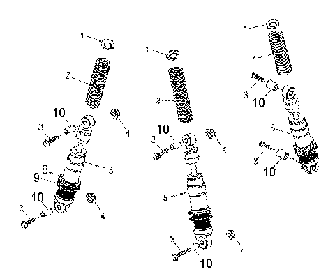 SUSPENSION, SHOCKS - A08KA09AC (49ATVSUSP08OUT90AC)