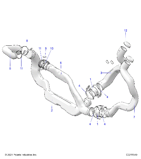 BODY, CLUTCH DUCTS - A26SXM95AR (C0211549)