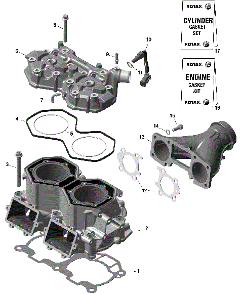 01- ROTAX - Cylinder