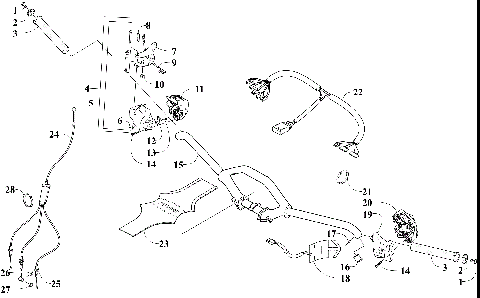 HANDLEBAR AND CONTROLS [107554]