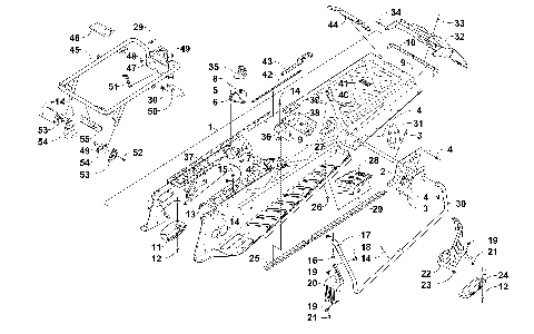 TUNNEL AND REAR RACK ASSEMBLY [101742]