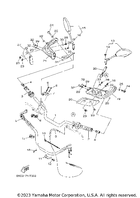 STEERING HANDLE CABLE
