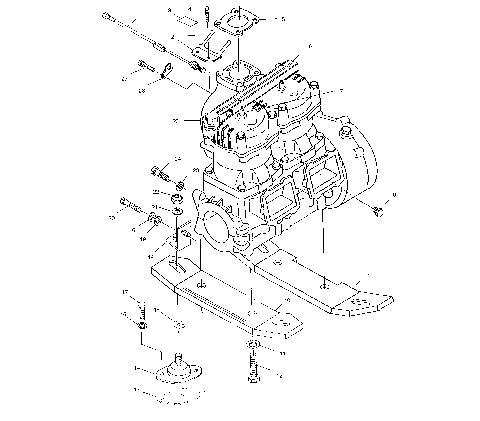 ENGINE MOUNTING - W005197D (4955815581B009)