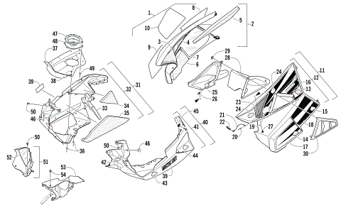 SKID PLATE AND SIDE PANEL ASSEMBLY