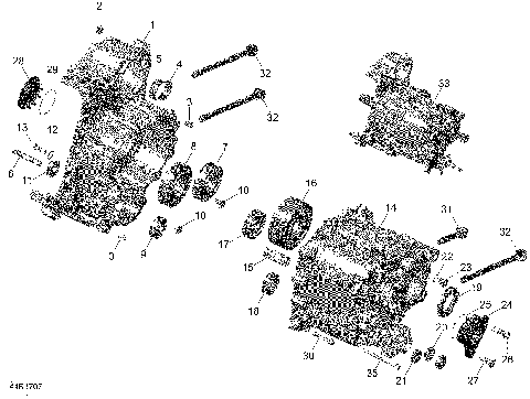 01- ROTAX - Gearbox Housing - SE6