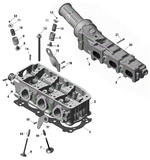 01- ROTAX - Cylinder Head