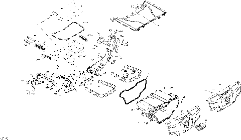 09- Rear Cargo Box - 1000R EFI - XMR